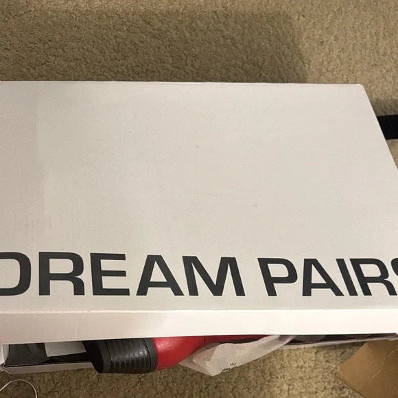 Dream Pairs Red Heeled Cowboy Boots - Picture 2 of 3